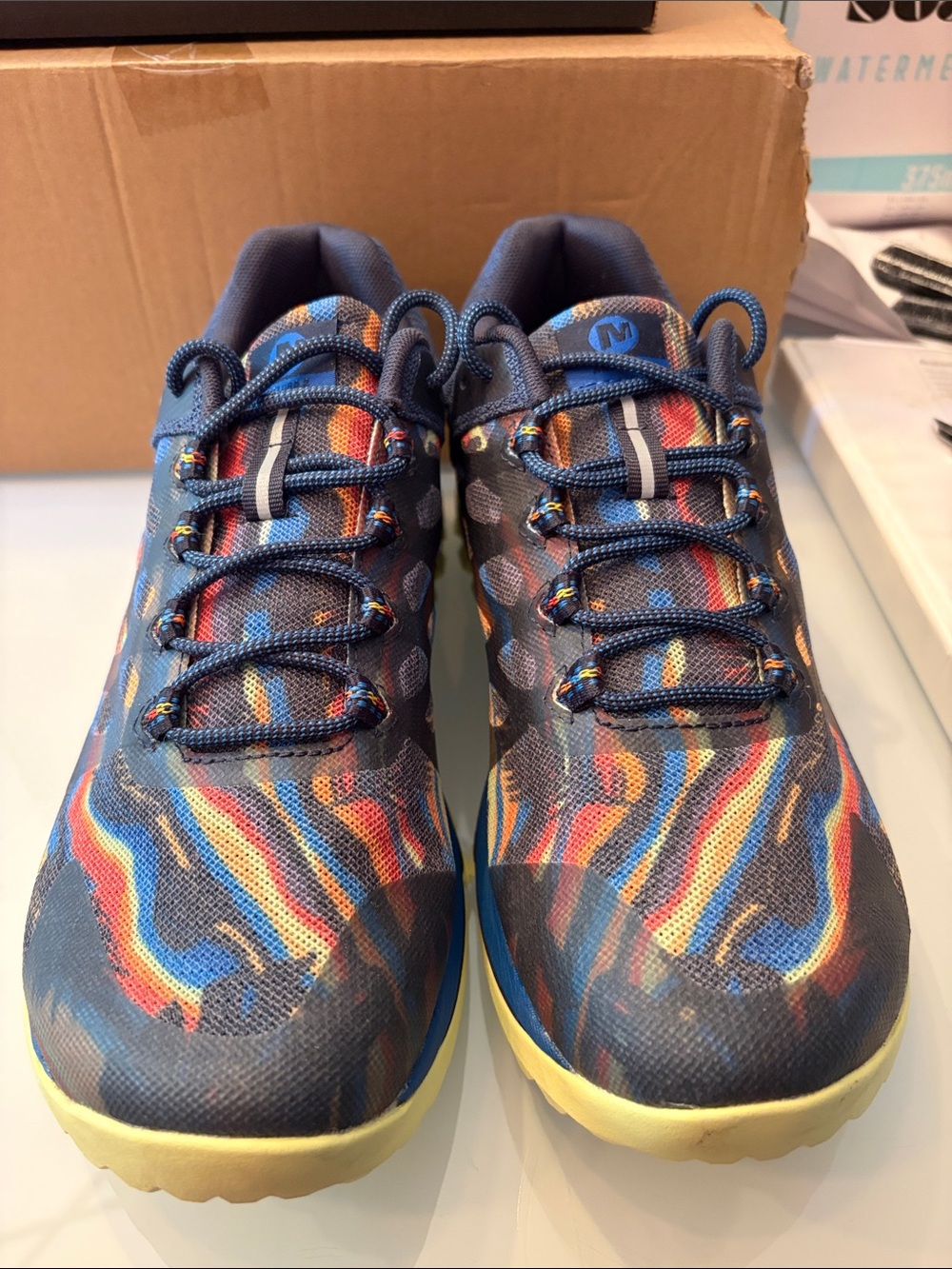 Merrell Antora 2 Mountain Trail Sneakers - Rainbow - Women 10 wide